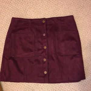 suede skirt